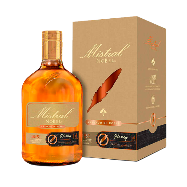 Pisco Mistral Nobel Honey Botella 750cc