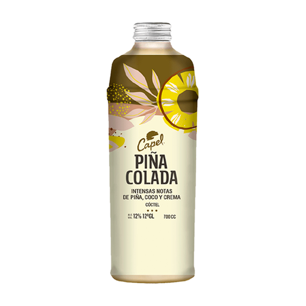 Cóctel Capel Piña Colada 12° botella 700 cc