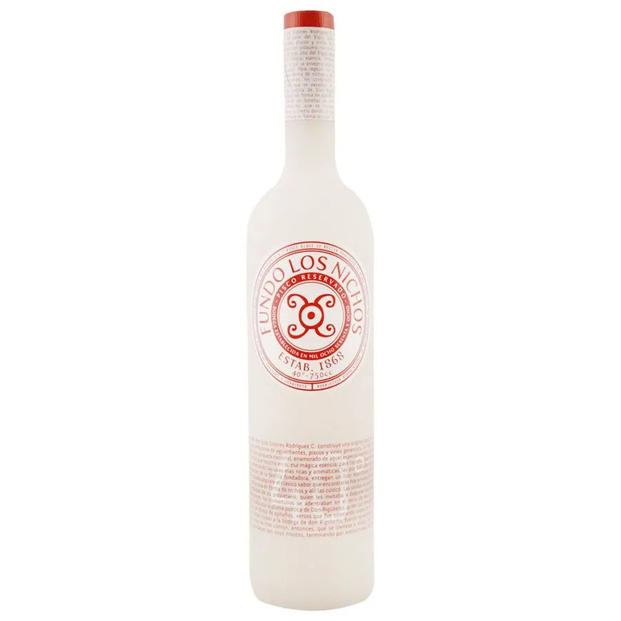 Pisco Fundo Los Nichos Reserva 40° botella 750 cc