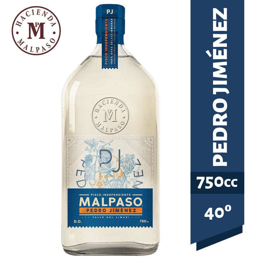 Pisco Mal Paso Pedro Jimenez 40° botella 750cc