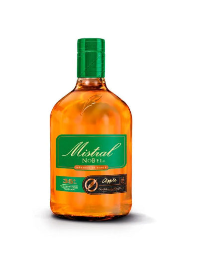 Pisco Mistral Nobel Apple 35° botella 750 cc
