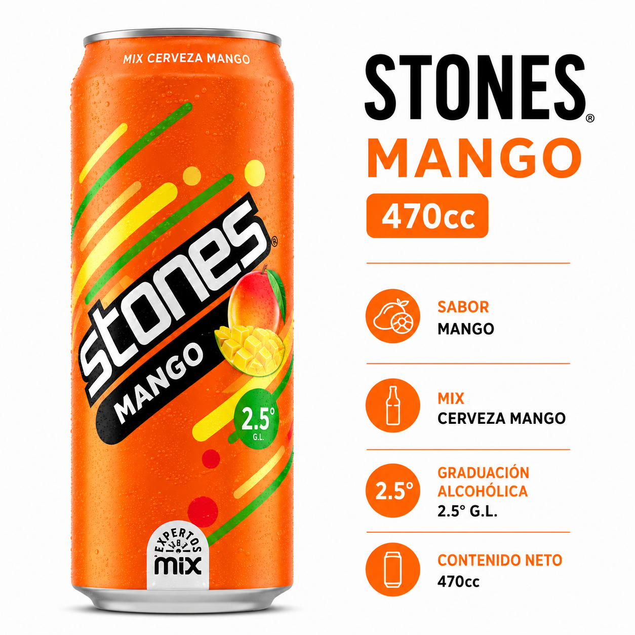 Cerveza Stones Mango 470ml