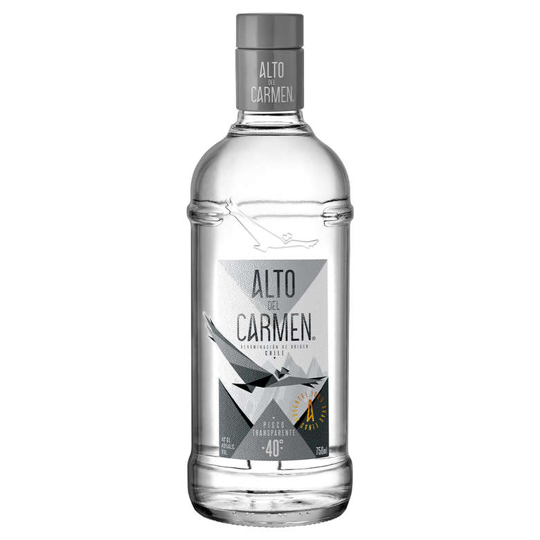 Pisco Alto del Carmen Reservado Transparente 40° Botella 750 cc