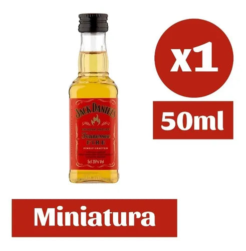 Whisky Jack Daniels Fire (Canela) 50cc miniatura
