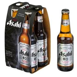 Cerveza Asahi Lager 5.0° 330 cc