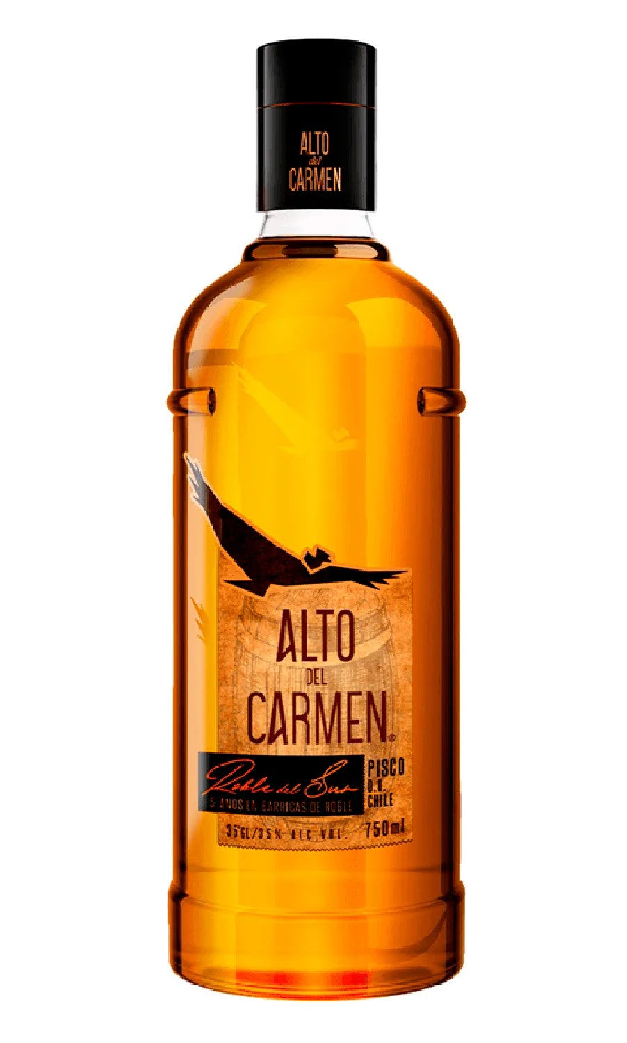 Pisco Alto del Carmen Roble del Sur 35° Botella 750cc