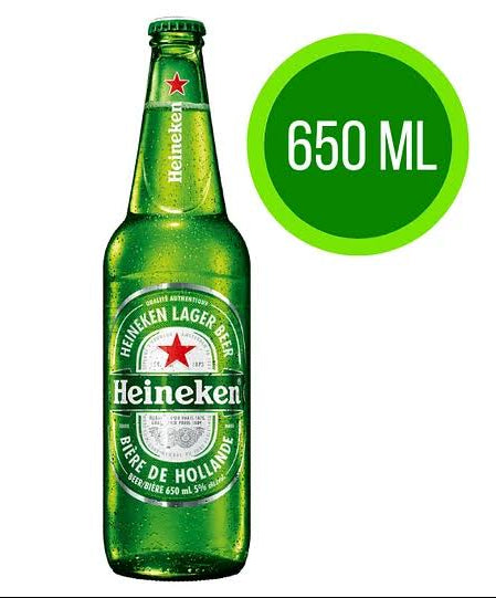 Cerveza Heineken Lager 5.0° 650cc