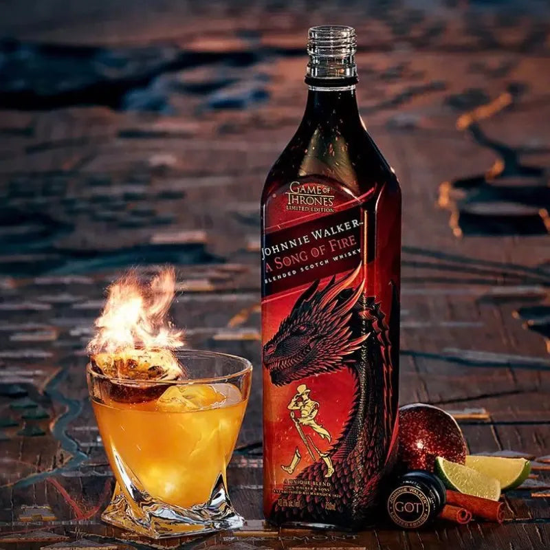 Whisky Johnnie walker song of fire 750cc