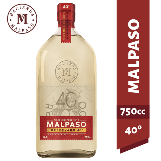 Pisco Mal Paso Reservado 40° Botella 750 cc