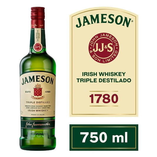 Whisky Jameson Triple Destilado Botella 750cc
