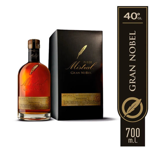 Pisco Mistral Gran Nobel Reserva Privada 40°  botella 700 cc