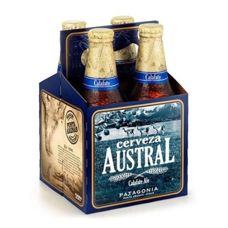Cerveza Austral Calafate Ale 5.0° 330 cc - Pack de 4 unid