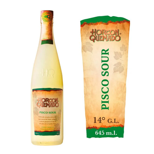 Cóctel Pisco Horcón Quemado Sour botella 645 cc 14° alc.