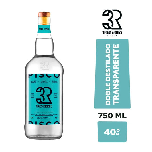 Pisco 3R Transparente 750 cc