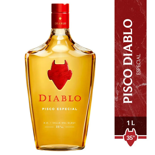 Pisco Diablo Especial 35° botella 1 litro
