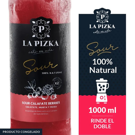 Cóctel Sour La Pizka Calafate Berries 21° botlla 1 litro