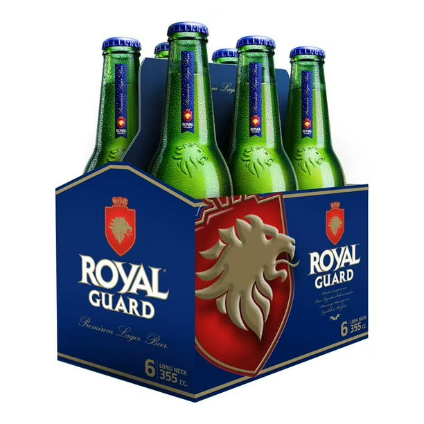 Cerveza Royal Guard Premium Lager 5.0° 355 cc - Pack 6 un.