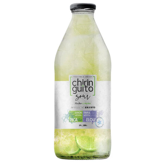 Cóctel Chiringuito Pisco Sour Limón Pica 24° Botella, 1 litro