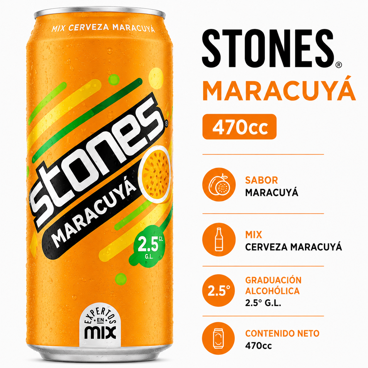 Cerveza Stones Maracuya 470ml