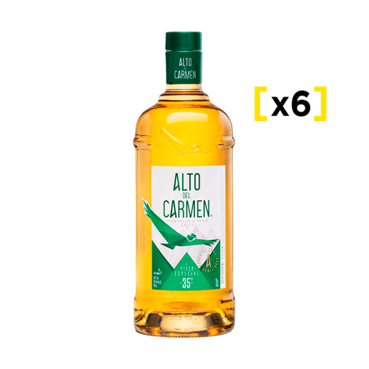 Pisco Alto del Carmen 1 litro 35° - x6 unid