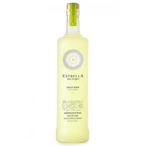 Cóctel Pisco Sour Estrella del Elqui 14° botella 750 cc