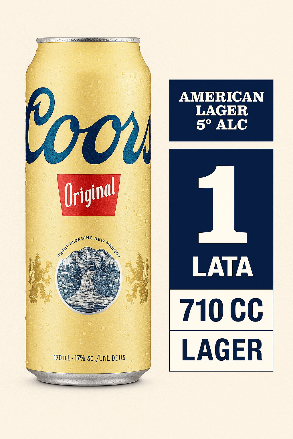 Cerveza Coors Original Lata 710cc