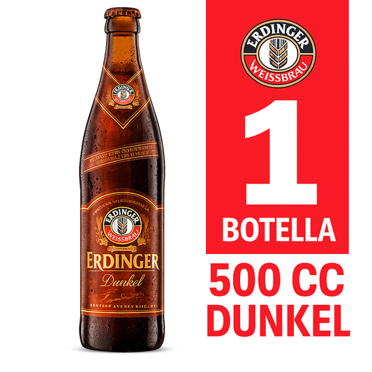 Cerveza Erdinger Dunkel 5.6° Botella 500 cc