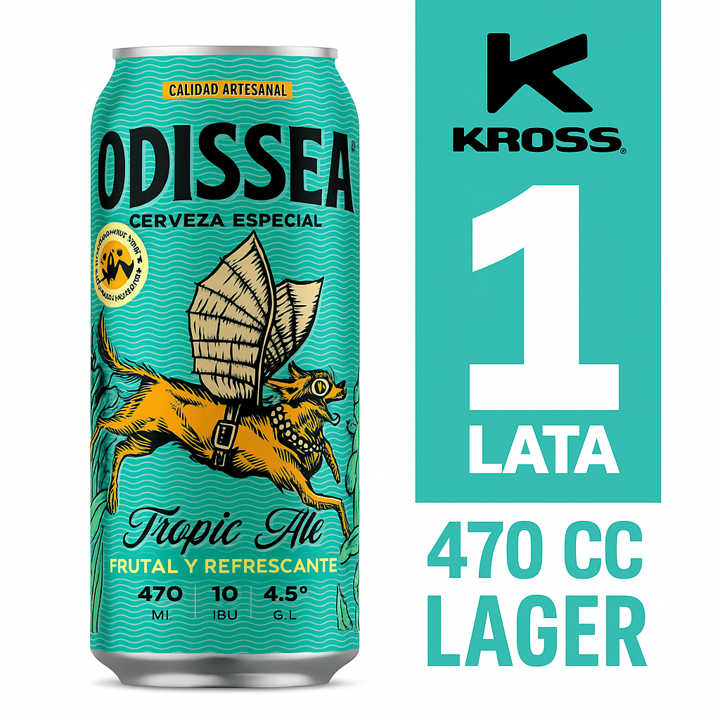 Cerveza Kross Tropic Ale Odissea 4.5° 470 cc