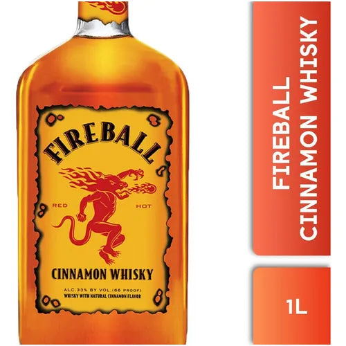 Whisky Fireball Canela 1 Litro 33º