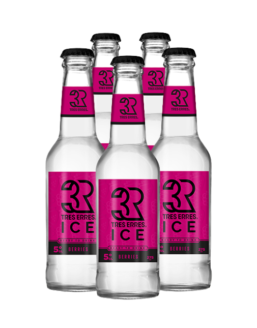 Cóctel Tres Erres ice berries 5° 275cc - 5 unid