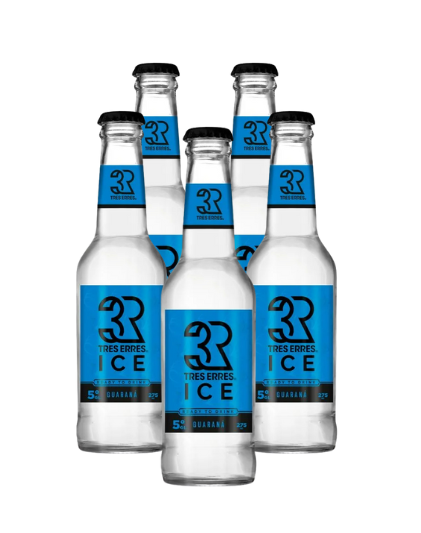 Cóctel Tres Erres Ice Guaraná 5° 275cc - 5 unid