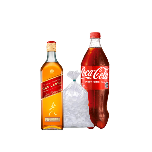 Promo Red Label 750cc + Coca Cola 1.5 + Hielo