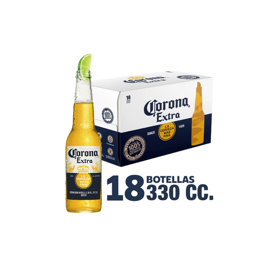 Promo Cerveza Corona 330cc x 18 Unidades