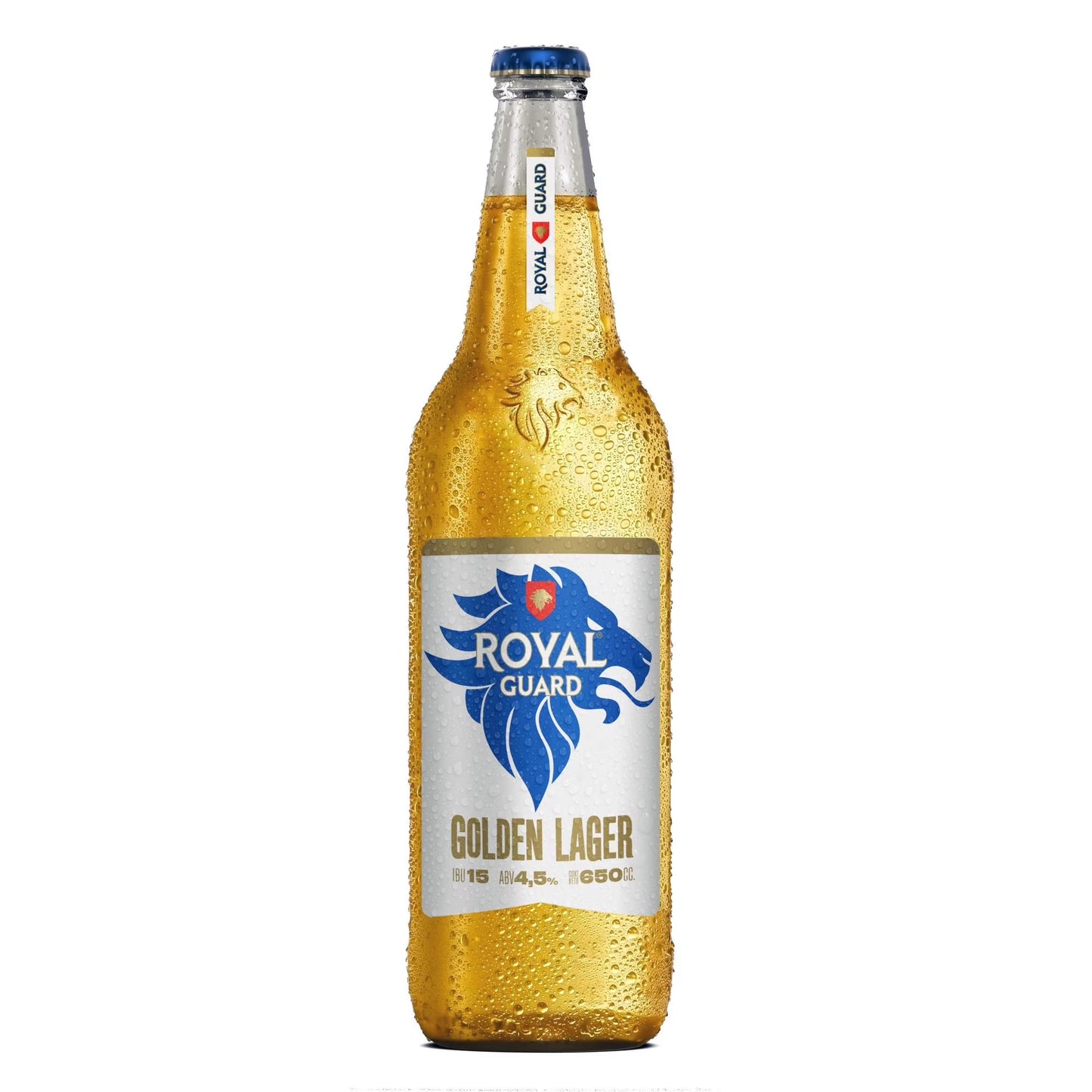 Cerveza Royal Golden Lager 4.5° 650cc Botellón