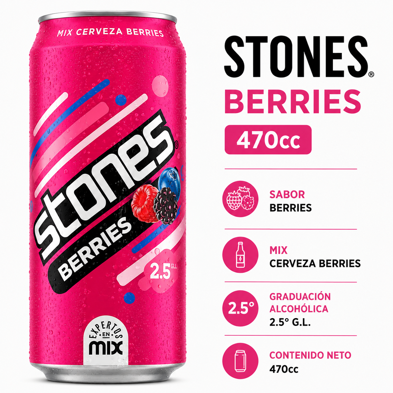 Cerveza Stones Berries 470ml