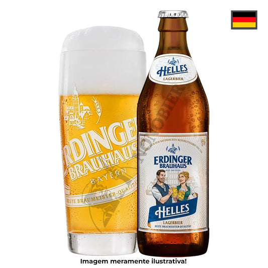 Cerveza Erdinger brauhaus helles lagerbier botella 500ml