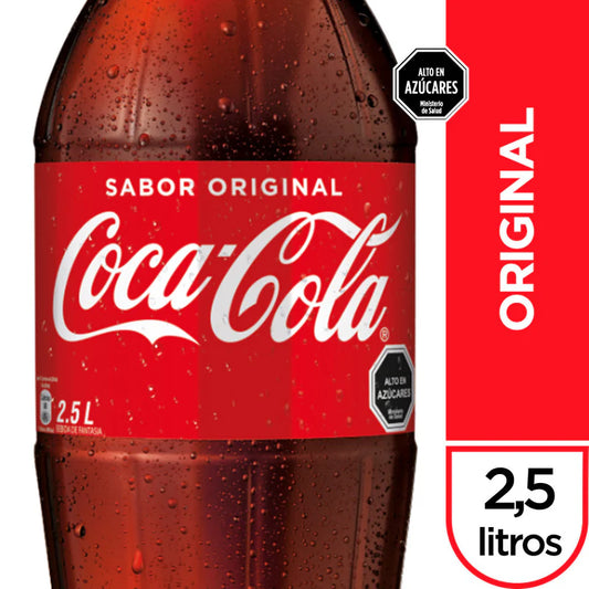 Bebida Coca cola 2,5lt original