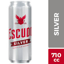Cerveza Escudo Silver Lata 710cc