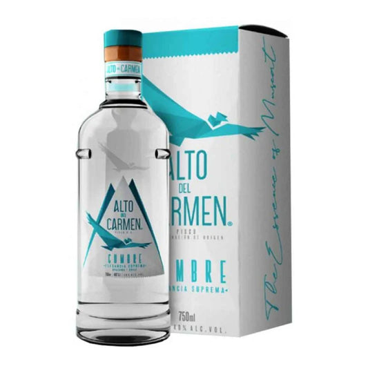 Pisco Alto del Carmen Etiqueta Blanca 40° botella 750 cc