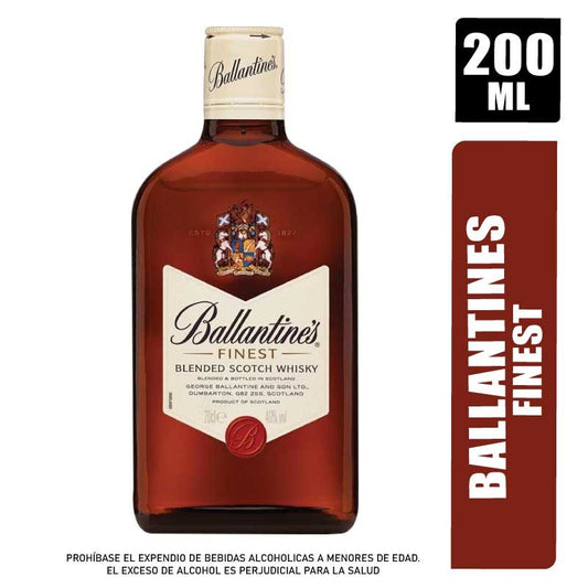 Whisky ballantines finest botella 200cc